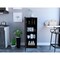 Tuhome Belleria Single Door Pantry with Four Interior Shelves, Black ALW5545 - alternate 5